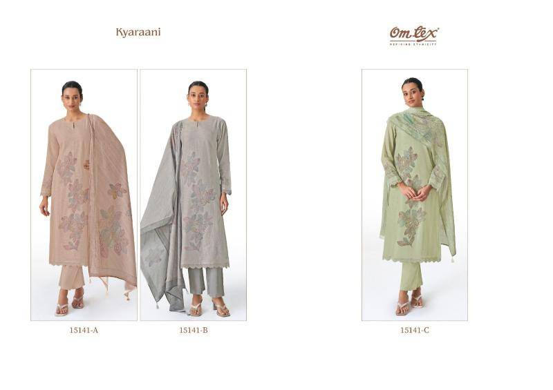 Omtex kyaraani ikat Best dress material wholesalers in Mumbai